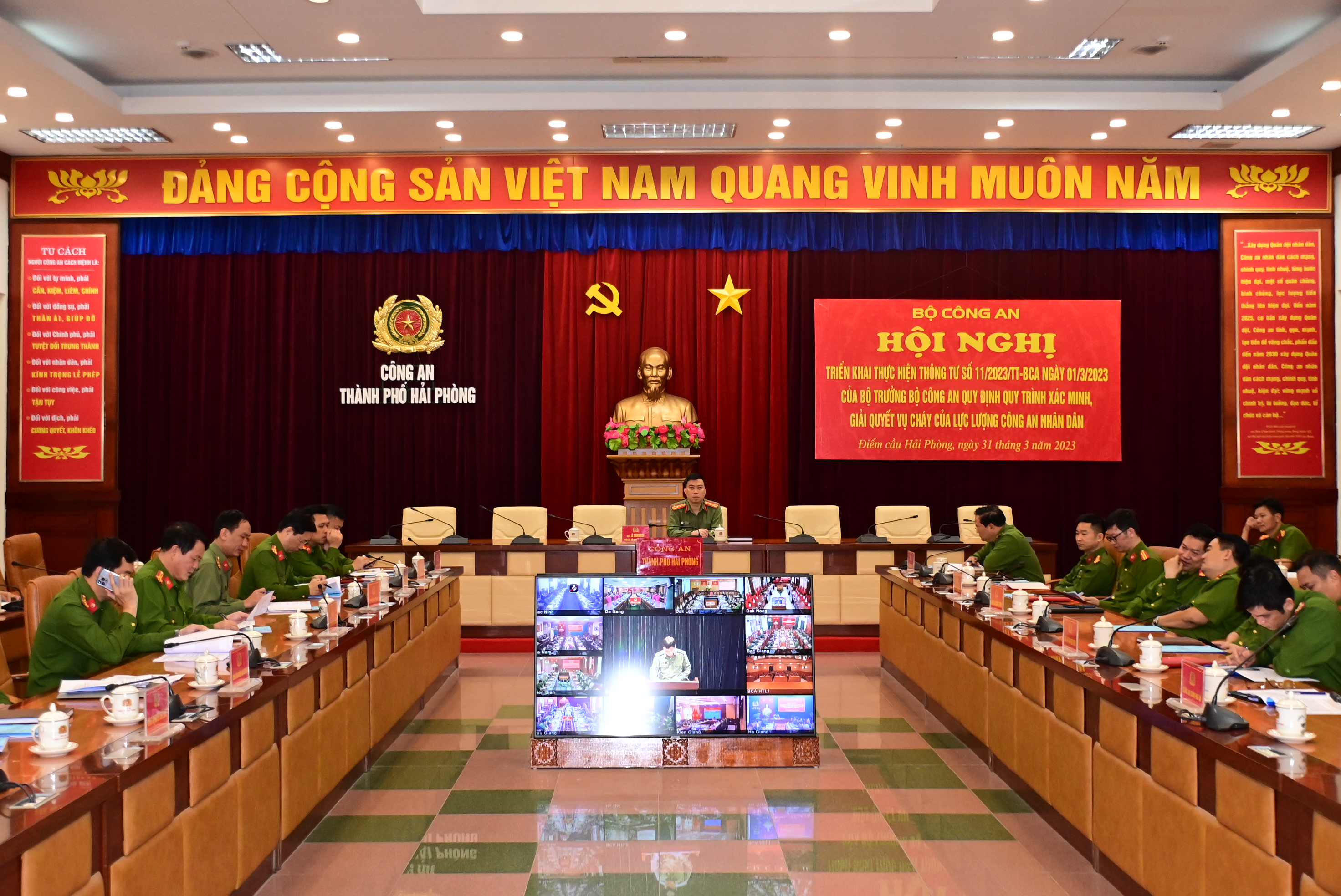 Triển khai thực hiện Thông tư số 11 của Bộ trưởng bộ Công an quy định quy trình xác minh, giải quyết Vụ cháy lực lượng CAND